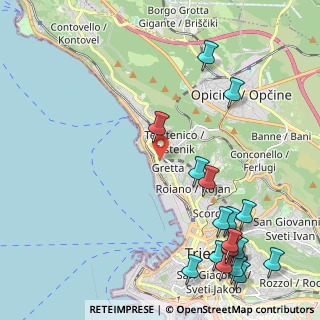 Mappa Erta dei Pruni, 34136 Trieste TS, Italia (2.87176)