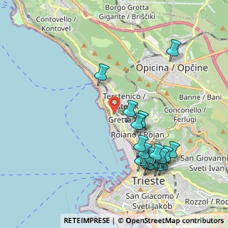 Mappa Erta dei Pruni, 34136 Trieste TS, Italia (2.18412)