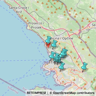 Mappa Erta dei Pruni, 34136 Trieste TS, Italia (3.18)