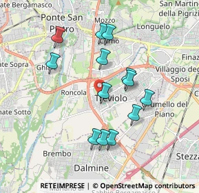 Mappa Via San Biagio, 24048 Treviolo BG, Italia (1.68231)