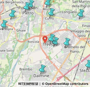 Mappa Via San Biagio, 24048 Treviolo BG, Italia (2.72083)