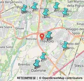 Mappa Via San Biagio, 24048 Treviolo BG, Italia (2.20455)