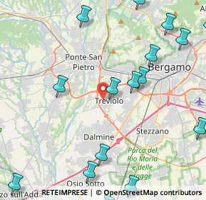 Mappa Via San Biagio, 24048 Treviolo BG, Italia (6.31842)