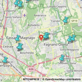 Mappa Via B. Brecht, 21054 Fagnano Olona VA, Italia (2.91692)