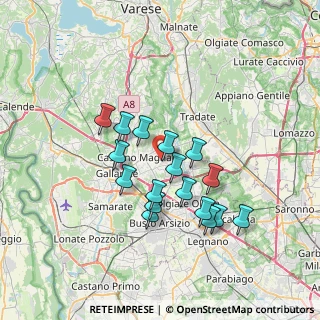 Mappa Via B. Brecht, 21054 Fagnano Olona VA, Italia (6.05235)
