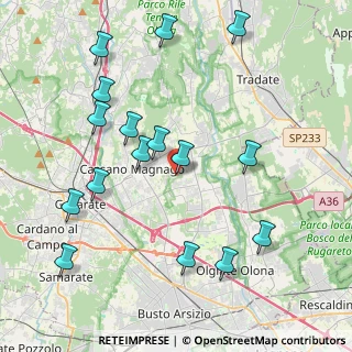 Mappa Via B. Brecht, 21054 Fagnano Olona VA, Italia (4.51063)