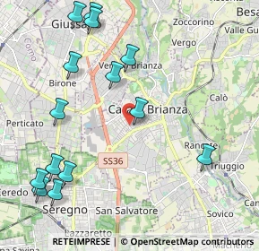 Mappa Via Firenze, 20841 Carate Brianza MB, Italia (2.535)