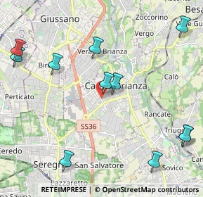Mappa Via Firenze, 20841 Carate Brianza MB, Italia (2.61455)
