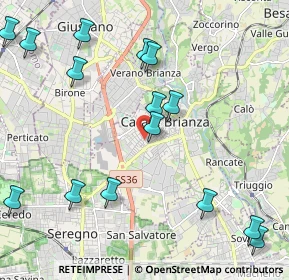 Mappa Via Firenze, 20841 Carate Brianza MB, Italia (2.8)