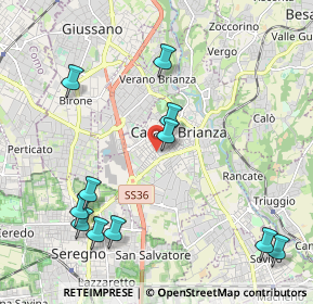 Mappa Via Firenze, 20841 Carate Brianza MB, Italia (2.38455)