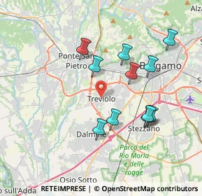 Mappa Via 24 Maggio, 24048 Treviolo BG, Italia (3.48455)