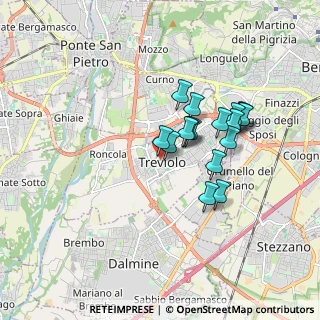 Mappa Via 24 Maggio, 24048 Treviolo BG, Italia (1.40529)
