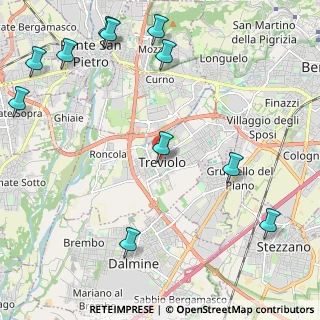 Mappa Via 24 Maggio, 24048 Treviolo BG, Italia (2.91455)
