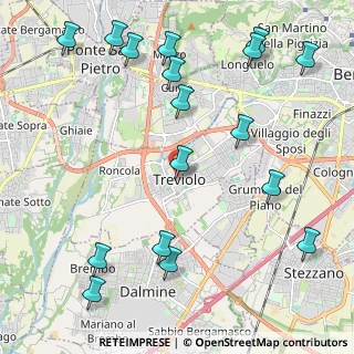 Mappa Via 24 Maggio, 24048 Treviolo BG, Italia (2.70882)