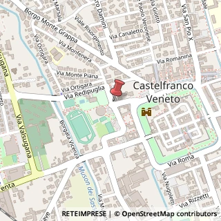 Mappa Via Vittorio Veneto, 14, 31033 Castelfranco Veneto, Treviso (Veneto)