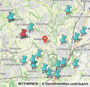 Mappa Via Ticino, 23880 Casatenovo LC, Italia (2.648)