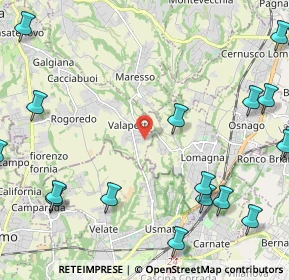 Mappa Via Ticino, 23880 Casatenovo LC, Italia (3.276)