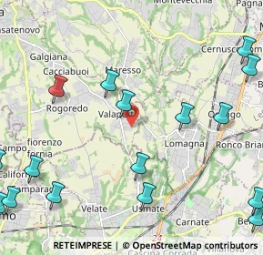 Mappa Via Ticino, 23880 Casatenovo LC, Italia (3.29579)