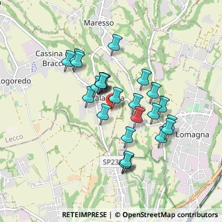 Mappa Via Ticino, 23880 Casatenovo LC, Italia (0.776)