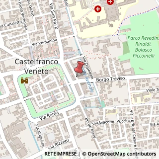 Mappa Via Bastia Vecchia, 2, 31033 Castelfranco Veneto, Treviso (Veneto)