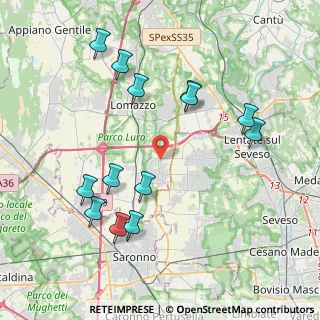 Mappa Via Luigi Galvani, 22069 Rovellasca CO, Italia (4.26538)