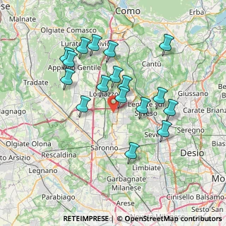 Mappa Via Luigi Galvani, 22069 Rovellasca CO, Italia (6.82529)