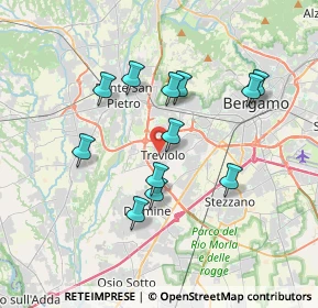 Mappa Via Gorizia, 24048 Treviolo BG, Italia (3.22167)