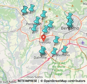 Mappa Via Gorizia, 24048 Treviolo BG, Italia (3.78563)