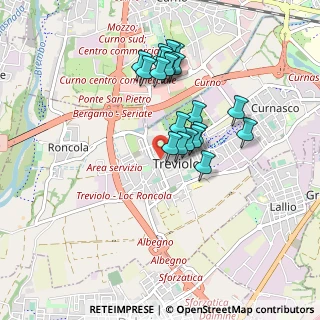 Mappa Via Gorizia, 24048 Treviolo BG, Italia (0.7855)