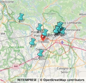 Mappa Via Gorizia, 24048 Treviolo BG, Italia (5.59154)