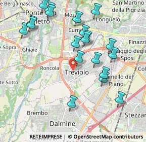 Mappa Via Gorizia, 24048 Treviolo BG, Italia (2.1785)