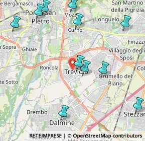 Mappa Via Gorizia, 24048 Treviolo BG, Italia (2.56364)