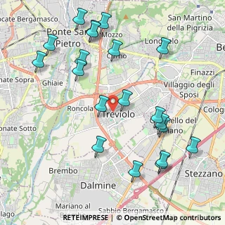 Mappa Via Gorizia, 24048 Treviolo BG, Italia (2.369)