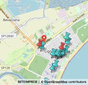 Mappa Villaggio Europa, 33054 Lignano Sabbiadoro UD, Italia (0.97625)