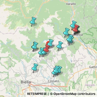 Mappa Via Guglielmo Marconi, 13835 Trivero BI, Italia (7.4045)