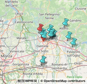 Mappa Via 24048, 24048 Treviolo BG, Italia (9.59857)
