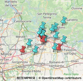 Mappa Via Alessandro Manzoni, 24048 Treviolo BG, Italia (9.03471)