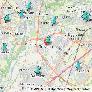 Mappa Via Alessandro Manzoni, 24048 Treviolo BG, Italia (3.30917)