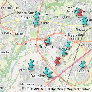 Mappa Via Alessandro Manzoni, 24048 Treviolo BG, Italia (2.762)