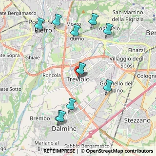 Mappa Via 24048, 24048 Treviolo BG, Italia (2.12182)