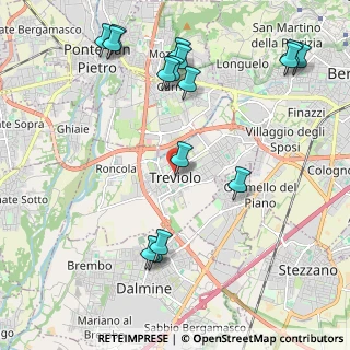 Mappa Via Alessandro Manzoni, 24048 Treviolo BG, Italia (2.52188)