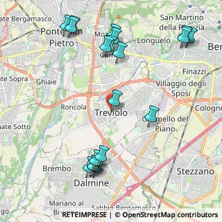 Mappa Via 24048, 24048 Treviolo BG, Italia (2.5565)
