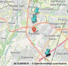 Mappa Via 24048, 24048 Treviolo BG, Italia (3.6735)