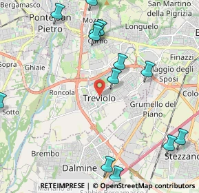 Mappa Via 24048, 24048 Treviolo BG, Italia (2.61923)
