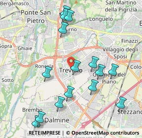 Mappa Vicolo Lavi, 24048 Treviolo BG, Italia (2.21)