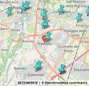 Mappa Via Alessandro Manzoni, 24048 Treviolo BG, Italia (2.74813)