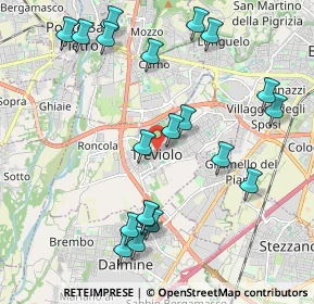 Mappa Via 24048, 24048 Treviolo BG, Italia (2.2725)