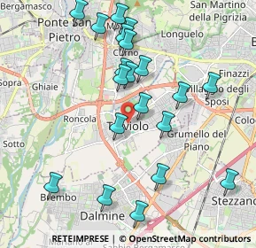 Mappa Via 24048, 24048 Treviolo BG, Italia (2.055)