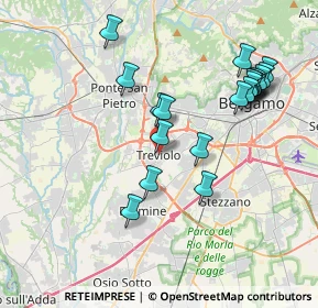 Mappa Via Alessandro Manzoni, 24048 Treviolo BG, Italia (3.891)