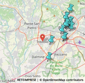 Mappa Vicolo Lavi, 24048 Treviolo BG, Italia (4.60143)